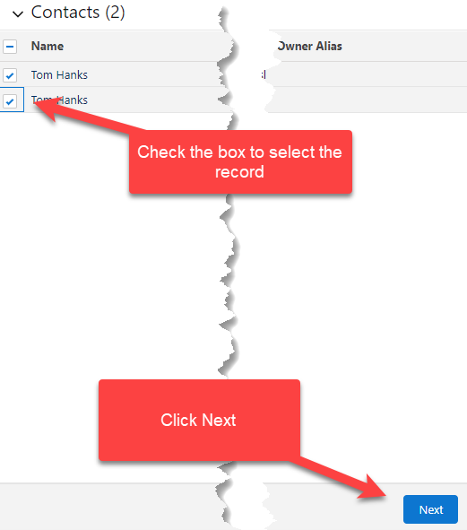 salesforce-duplicate-record-selection